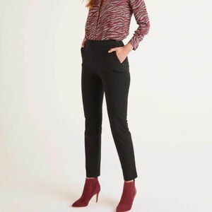 Boden Women's Bath Bi-Stretch 7/8 Trousers, Black, Size 10L, NWT
